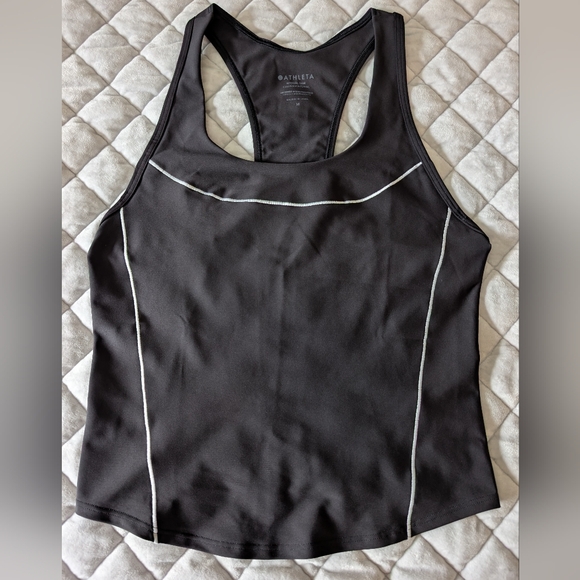Athleta Interval Tank, Black, Size Medium - Picture 1 of 6